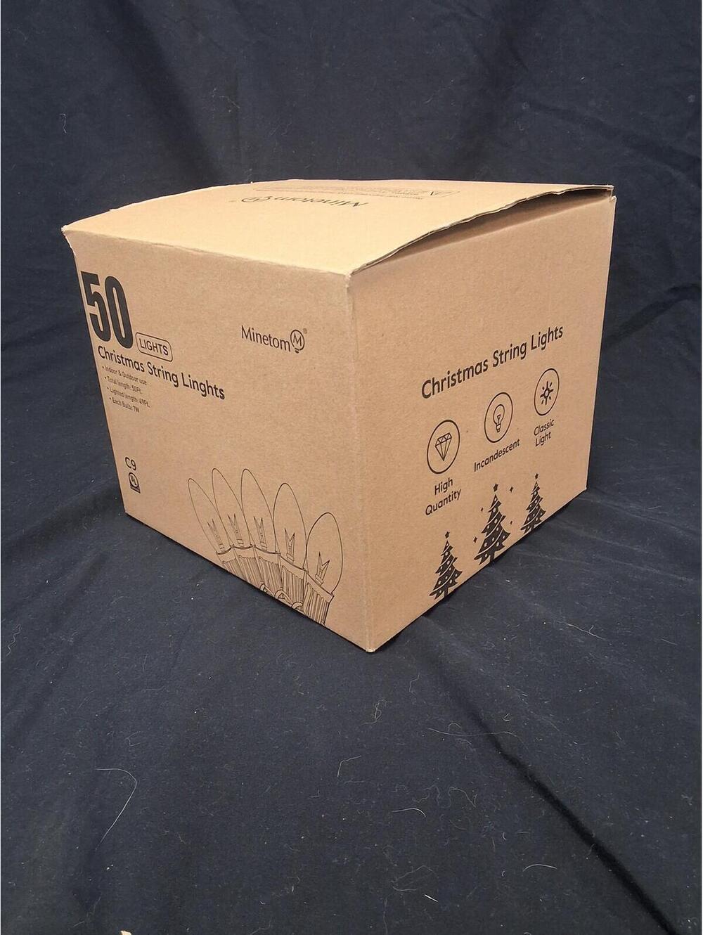 50 Warm White Christmas String Lights - Festive Glow!
